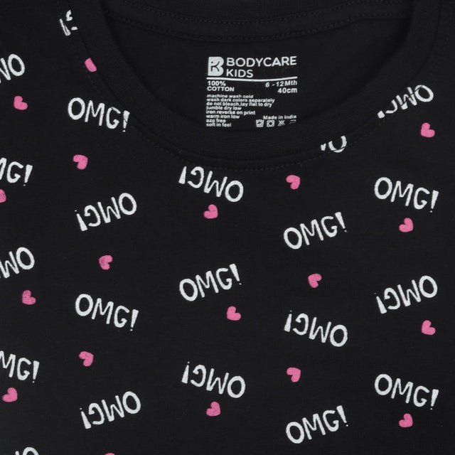 Baby Girls 100% Cotton T-Shirt - Bodycare