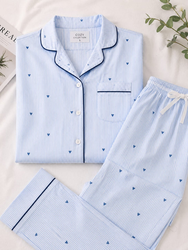 Bodycomfy Women's Polyester Night Suit - Blue