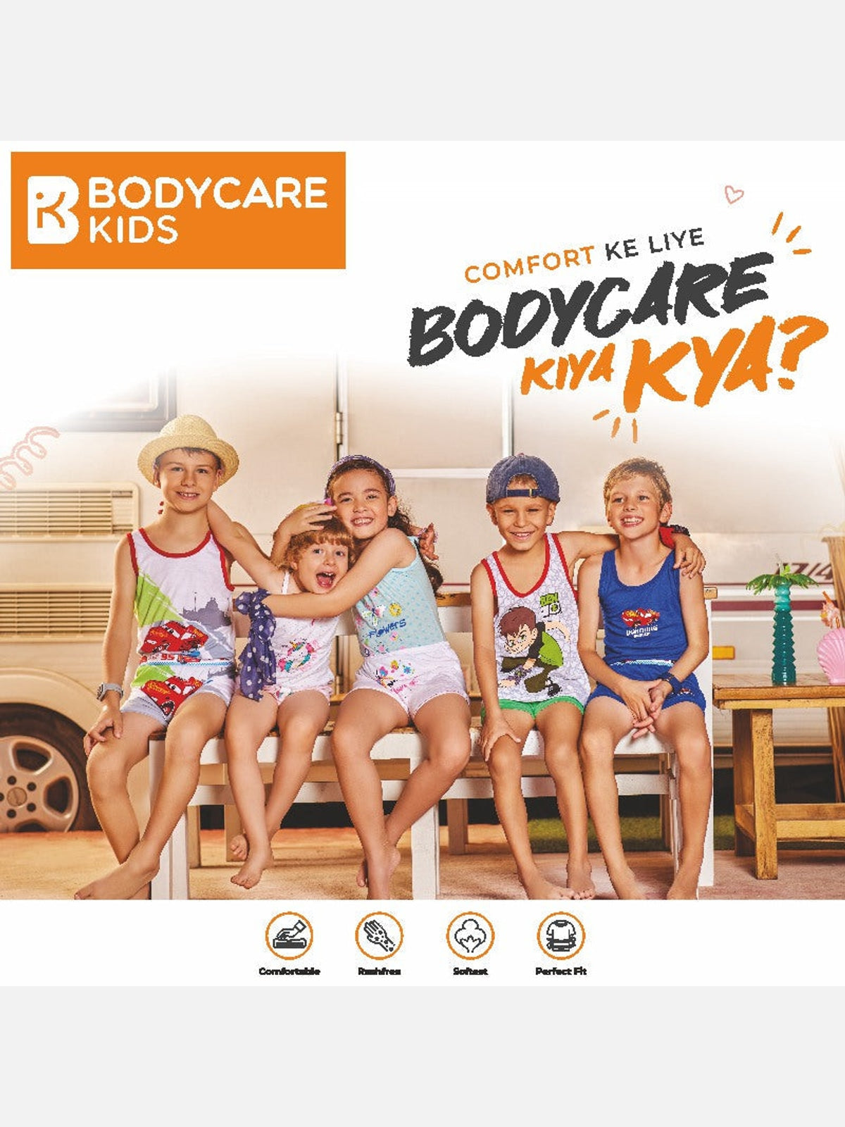 Baby 100% Cotton Set Pack of 2 - Bodycare