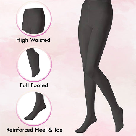 Bodycare Girls Tights - Charcoal Melange