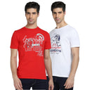 DYCA Men Tshirt Round Neck Half Sleeves Solid Pack Of 2