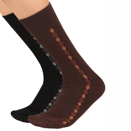 Bodycare Mens Calf Length Solid Socks Pack Of 2