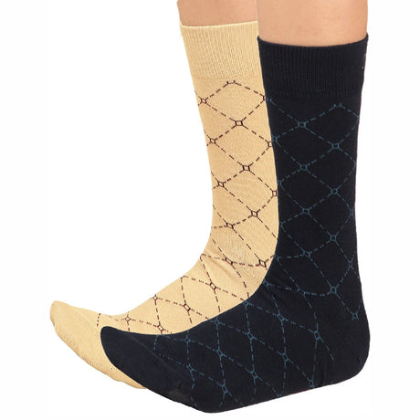 Bodycare Mens Calf Length Solid Socks Pack Of 2