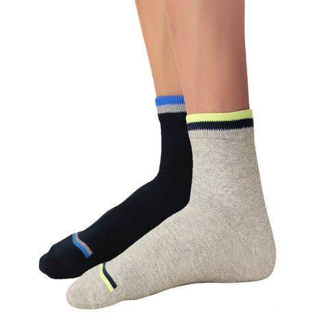 Bodycare Mens Crew Solid Socks Pack Of 2