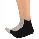 Bodycare Mens Ankle Length Solid Socks Pack Of 2