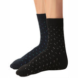 Bodycare Mens Mid Calf Printed Socks Pack Of 2