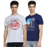 DYCA Men Tshirt Round Neck Half Sleeves Solid Pack Of 2