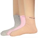 Bodycare Womens Mid Calf Solid Socks Pack Of 3