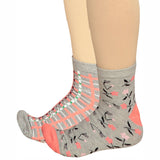 Bodycare Womens Mid Calf Printed Socks Pack Of 2