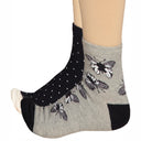 Bodycare Womens Mid Calf Printed Socks Pack Of 2
