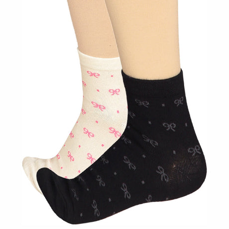 Bodycare Womens Mid Calf Printed Socks Pack Of 2