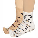 Bodycare Womens Mid Calf Printed Socks Pack Of 2
