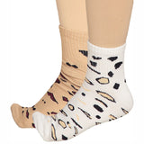 Bodycare Womens Mid Calf Printed Socks Pack Of 2