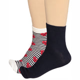 Bodycare Womens Mid Calf Printed Socks Pack Of 2