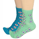 Bodycare Womens Mid Calf Printed Socks Pack Of 2