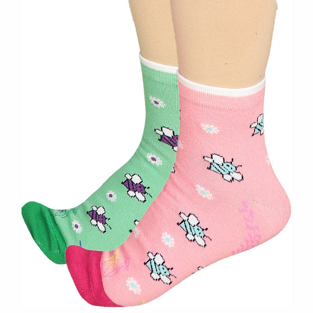Women Mid Calf Socks Pack of 2 - Bodycare