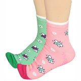 Bodycare Womens Mid Calf Printed Socks Pack Of 2