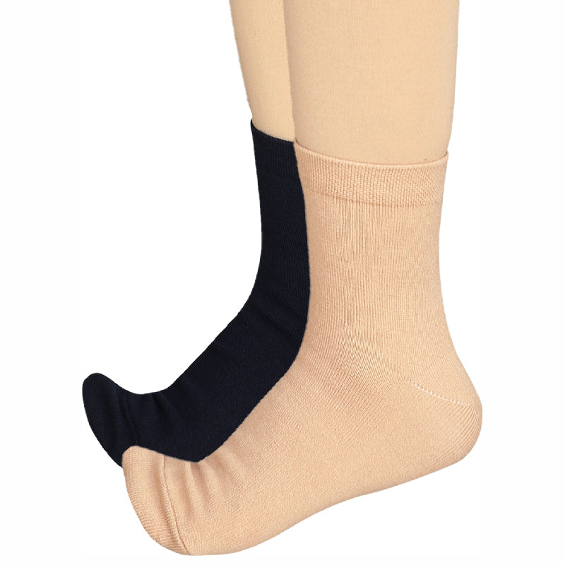 Bodycare Womens Mid Calf Solid Socks Pack Of 2