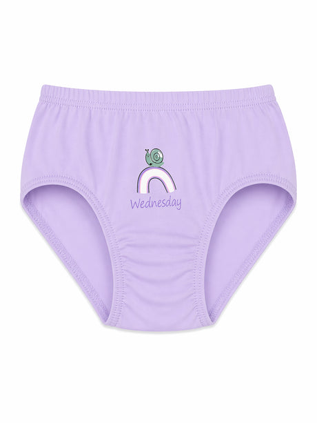 Girls 100% Cotton Panty Inner Elastic Pack of 3
