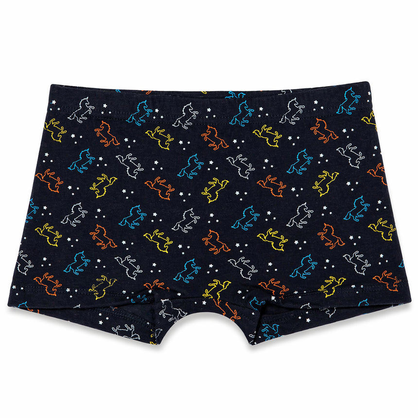 Girls Cotton Spandex Boyshorts Inner Elastic Stretch Pack of 3 - Bodycare