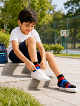 Boys Everyday Socks for School Wear, Casual Comfort, Uniform Use and Regular Wardrobe Essentials - Pack of 4