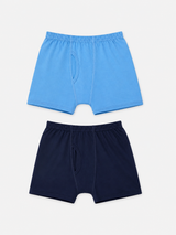 Boys Cotton Trunk Inner Elastic Pack of 2