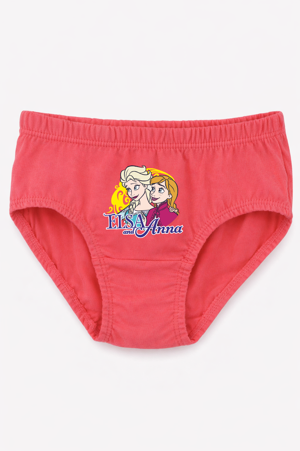 Girls Frozen Panty Underwear with Inner Elastic for Comfortable Daily Innerwear and Easy Movement - Pack of 6