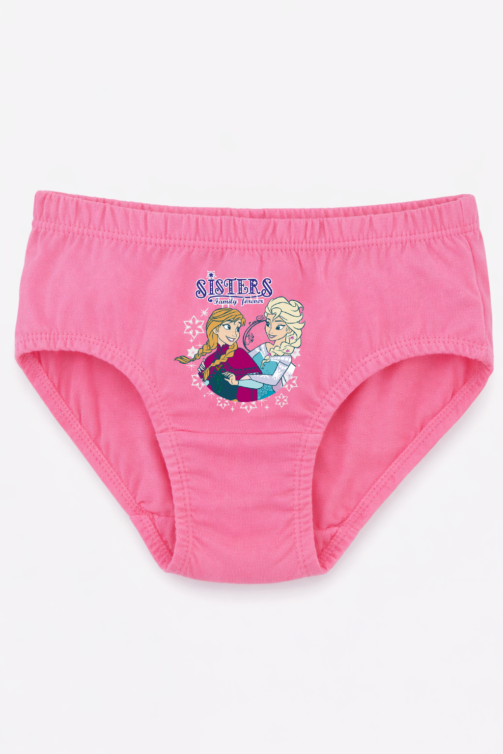 Girls Frozen Panty Underwear with Inner Elastic for Comfortable Daily Innerwear and Easy Movement - Pack of 6