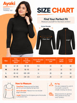 Women Miyabi Thermal Top with High Neck Full Sleeves, Regular Fit Warmth and Winter Innerwear Comfort