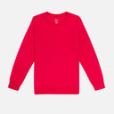 DYCA by Bodycare Women's  Sweatshirt with Premium Fleece Fabric Round Neck Full Sleeves -Fuchsia
