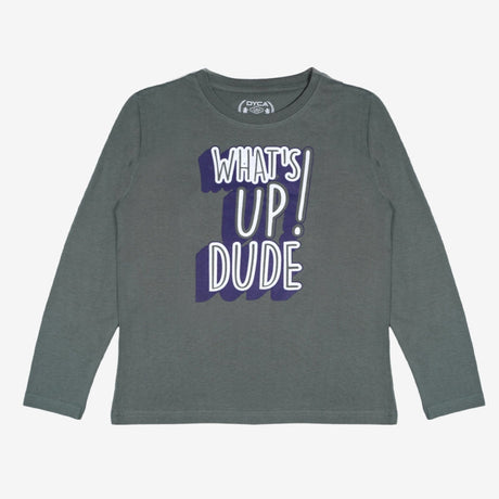 Boys 100% Cotton T-Shirt Round Neck Full Sleeves - Bodycare