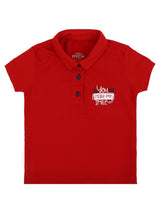 DYCA Girls Tshirt Collar Half Sleeves Solid