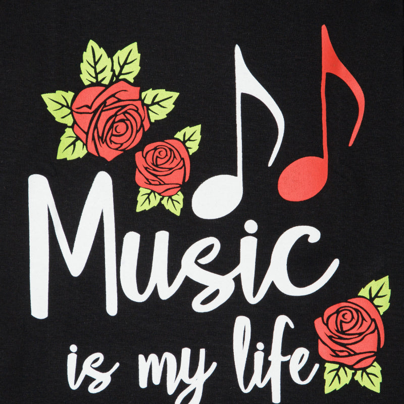 Dyca Girls Tshirt Round Neck Full Sleeves Solid - Black