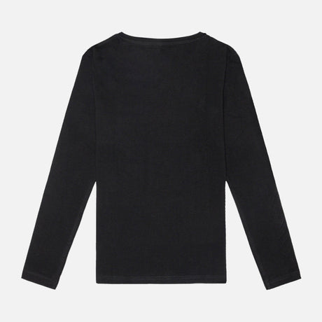 Dyca Girls Tshirt Round Neck Full Sleeves Solid - Black