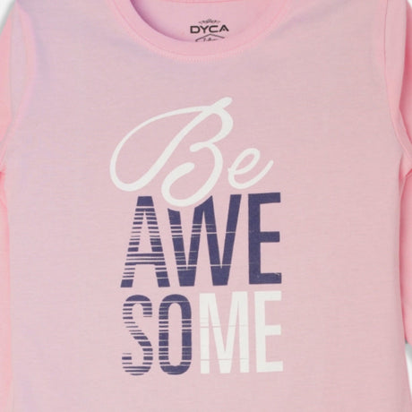 Dyca Girls Tshirt Round Neck Full Sleeves Solid