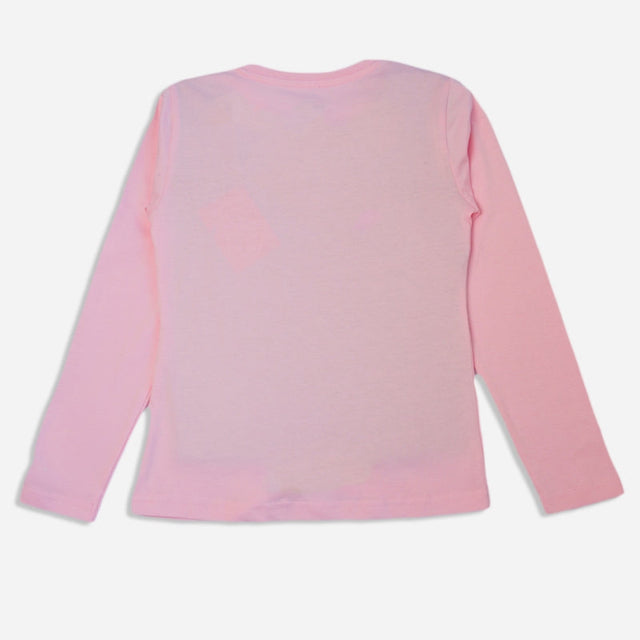 Baby Girls 100% Cotton T-Shirt Round Neck Full Sleeves - Bodycare