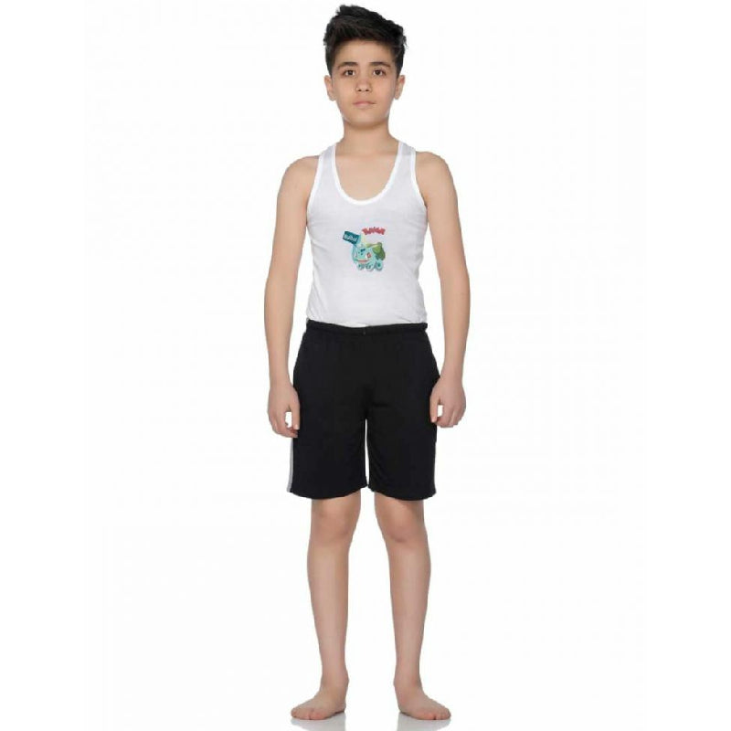 Boys 100% Cotton Shorts Side Pockets - Bodycare