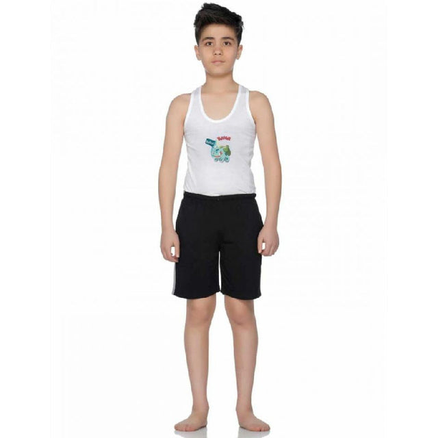 Boys 100% Cotton Shorts Side Pockets - Bodycare