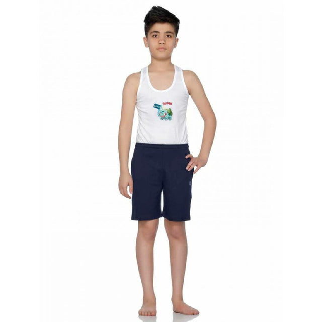 Boys 100% Cotton Shorts Side Pockets - Bodycare