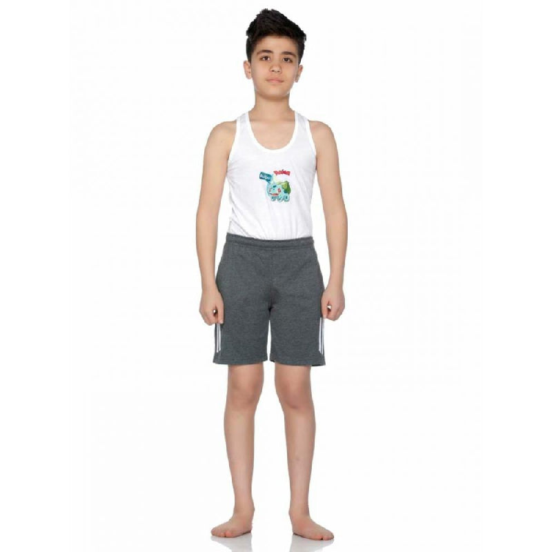 Boys 100% Cotton Shorts Side Pockets - Bodycare