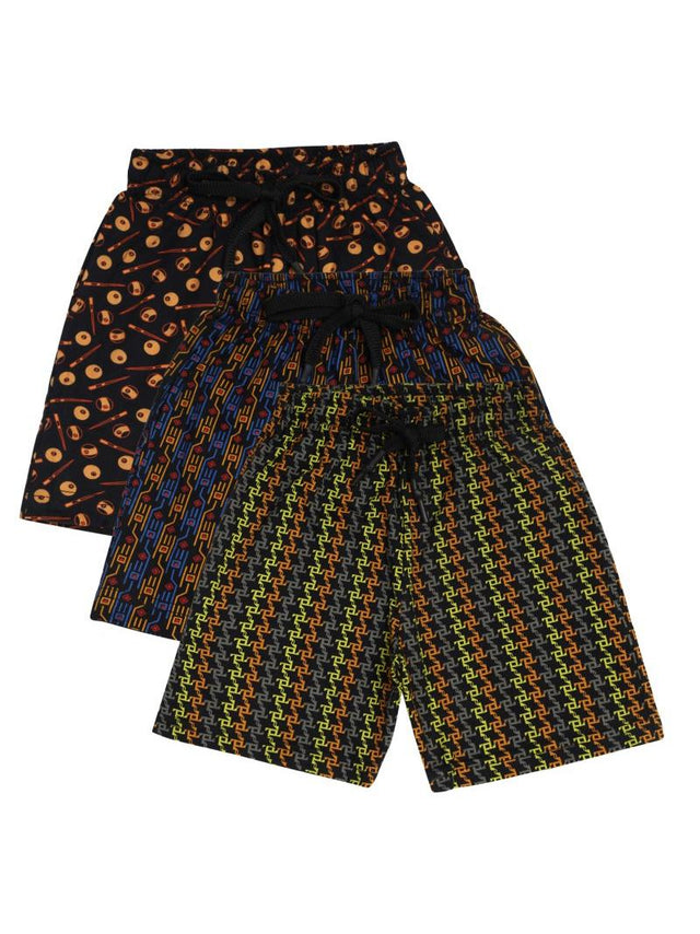 Boys 100% Cotton Shorts Pack of 3 - Bodycare
