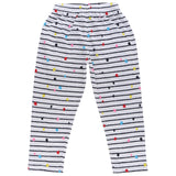 DYCA Girls Cotton Track Pant Self Design
