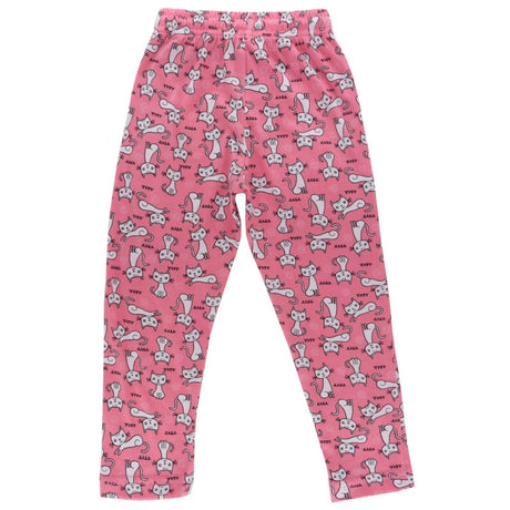 DYCA Girls Cotton Track Pant Self Design