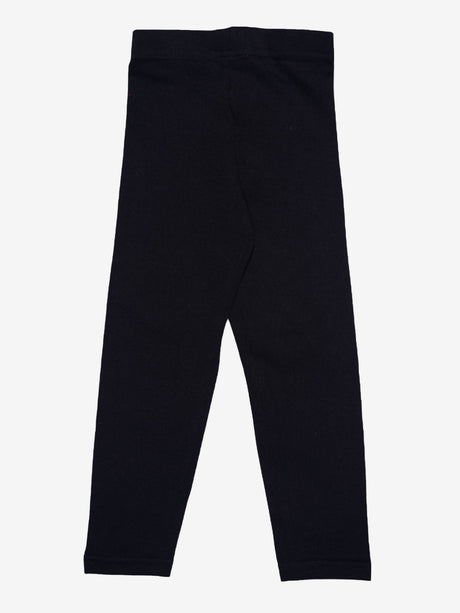 Dyca Girls Solid Leggings Pack Of 2 - Beige & Black