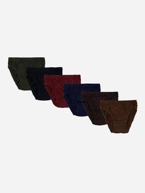 Boys 100% Cotton Brief Pack of 6 - Bodycare