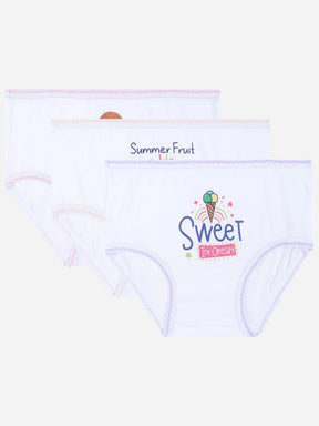 Girls Panty Top Elastic Pack of 3 - Bodycare