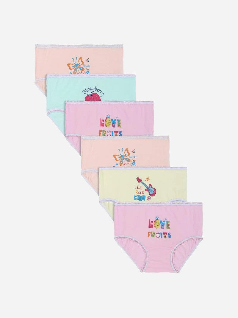 Baby Girls Panty Top Elastic Pack of 6 - Bodycare