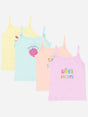 Girls Vest Dori Neck Sleeveless Pack of 4 - Bodycare