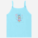 DYCA Girls Cotton Printed Vest Dori Neck Sleeveless Pack Of 4