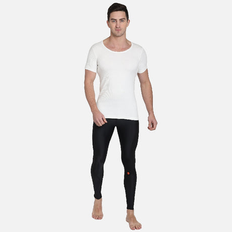 DYCA Thermal Men Top Round Neck Half Sleeves Solid